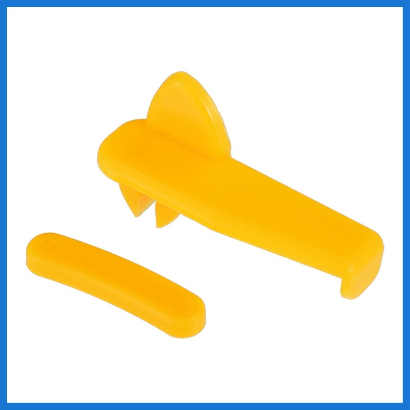 VekAuto 6 Set Tire Changer Plastic Insert Tire Demount Head Tire Machine Guard Wheel Side Protector for Mount Demount Duck Head Tyre Repair 2.48"x0.71"x1.18" Auto Accessories - Image 4